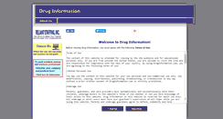 Desktop Screenshot of druginformation.com